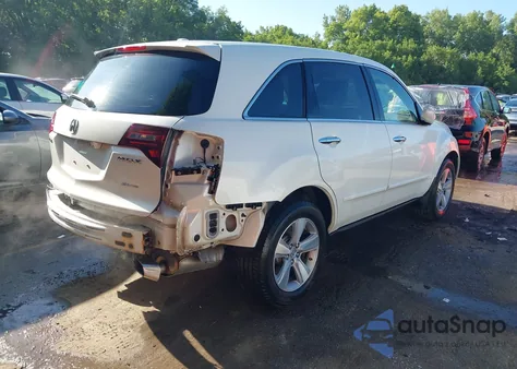 2011 Acura Mdx Technology Package from USA, damaged, VIN 2HNYD2H48BH519610